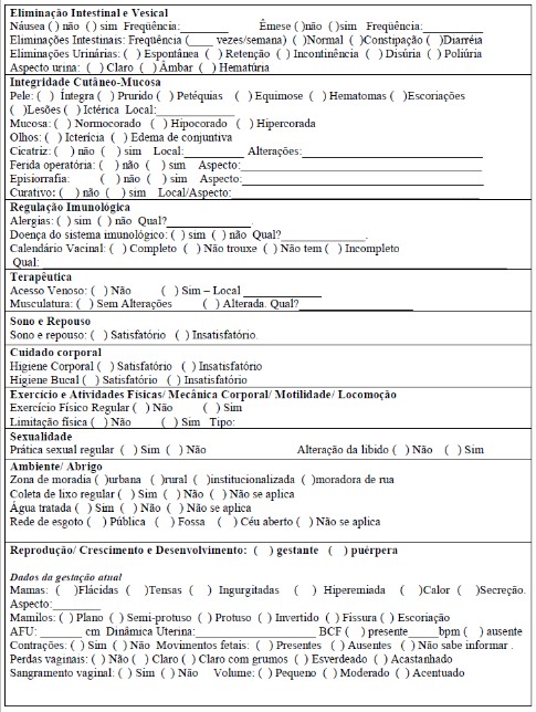 Document - anamnese - ANAMNESE DE ENFERMAGEM I. Informações Gerais